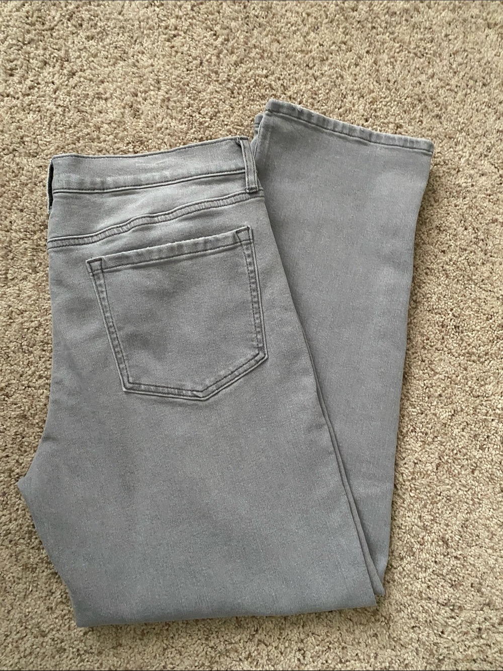 sofia by sofia vergara Gray Straight Leg boyfriend Jeans